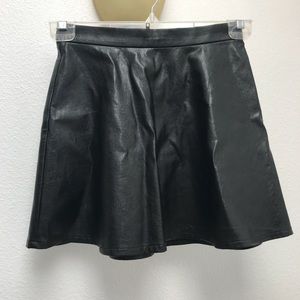 Leather skirt